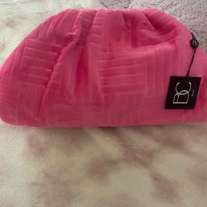 Pink clutch( strap included)